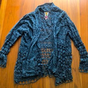 Johnny Was Crochet Cardigan